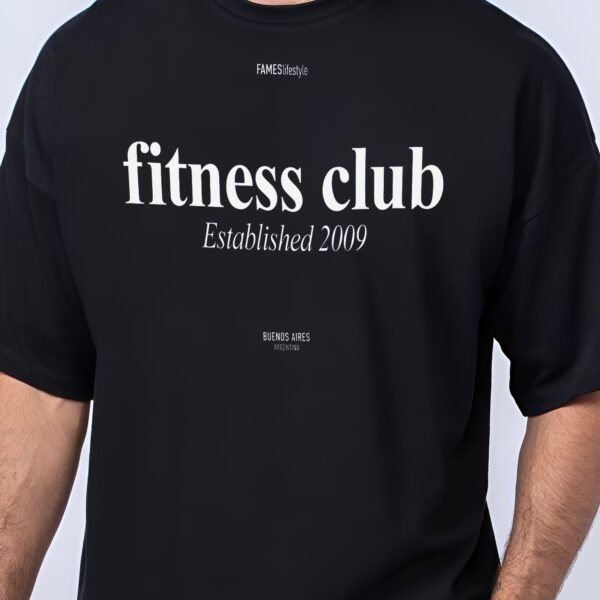 Fitness club negro